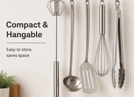 Stainless Steel Semi-automatic Whisk 32cm Hand Push Rotary Egg Beater Mixer 1Pc Kitchen Tool for Egg Cream Milk Frothing
