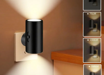 Dimmable LED Night Light Plug Into Wall Night Lamp with Light Sensor Auto on/Off From Dusk To Dawn for Bedroom Hallway Bathroom