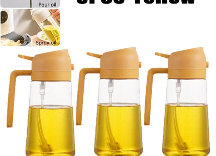 200/300/500ml Oil Spray Bottle BBQ Cooking Olive Oil Sprayer Plastic Baking Oil Spray Empty Bottle Vinegar Bottle Or  Oil brush