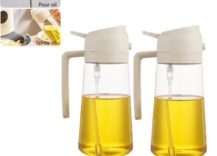 200/300/500ml Oil Spray Bottle BBQ Cooking Olive Oil Sprayer Plastic Baking Oil Spray Empty Bottle Vinegar Bottle Or  Oil brush