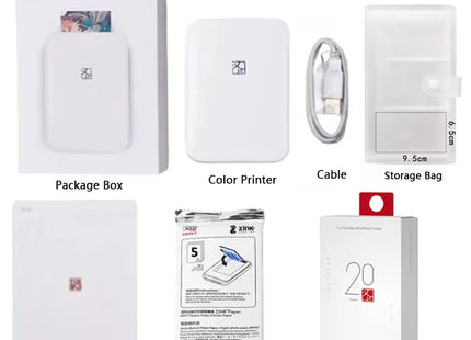 HPRT MT53 Color Photo Printer Portable Mini Printer Bluetooth Mobile Handheld HD Pocket Printing Machine 2x3 Inch Maker Gift NEW