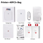 HPRT MT53 Color Photo Printer Portable Mini Printer Bluetooth Mobile Handheld HD Pocket Printing Machine 2x3 Inch Maker Gift NEW