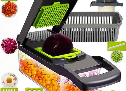 14Set Of Multifunctional Grater, Potato Shredded Vegetables, Dicing, Handy Gadget Slicer, Kitchen For Home, Lazy Shredding