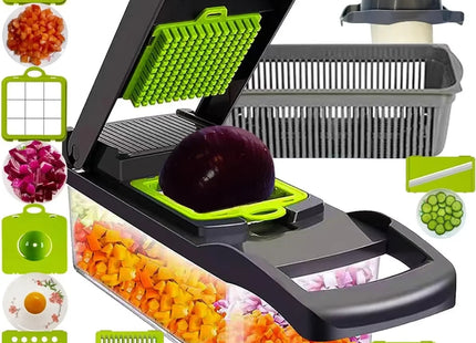 14Set Of Multifunctional Grater, Potato Shredded Vegetables, Dicing, Handy Gadget Slicer, Kitchen For Home, Lazy Shredding