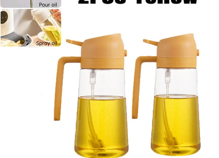 200/300/500ml Oil Spray Bottle BBQ Cooking Olive Oil Sprayer Plastic Baking Oil Spray Empty Bottle Vinegar Bottle Or  Oil brush