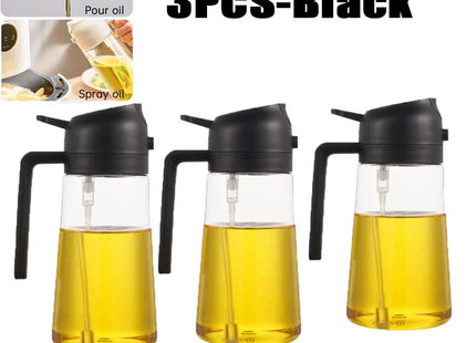 200/300/500ml Oil Spray Bottle BBQ Cooking Olive Oil Sprayer Plastic Baking Oil Spray Empty Bottle Vinegar Bottle Or  Oil brush