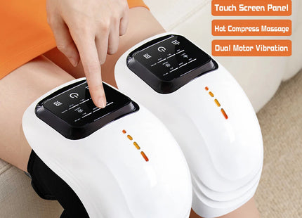 Smart Knee Massager Air Pressure Vibration Heating Infrared Knee Pain Relief Massager Elbow Shoulder Massage