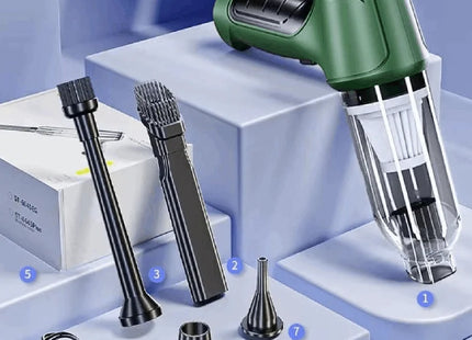 Car Vacuum Cleaner Strong Suction Cleaning Mini Machine Wireless Portable Handhled Blower Machine Air Duster for Home Appliances
