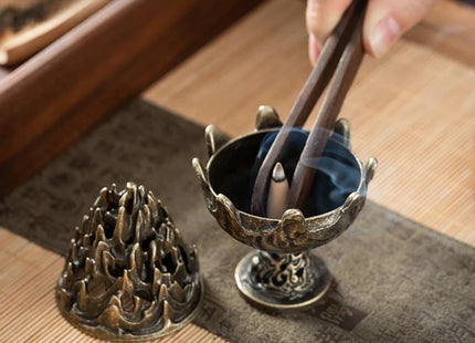 Boshan Incense Burner, Tabletop Ornament, Home Office Decor Collectible, Creative Portable Small Home Burner