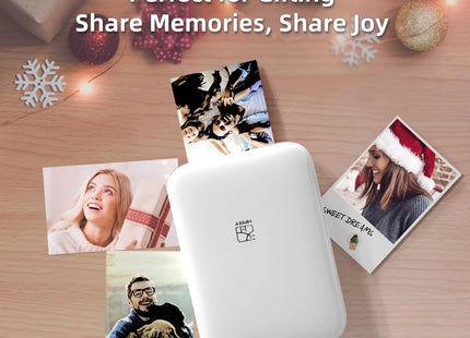 HPRT MT53 Color Photo Printer Portable Mini Printer Bluetooth Mobile Handheld HD Pocket Printing Machine 2x3 Inch Maker Gift NEW