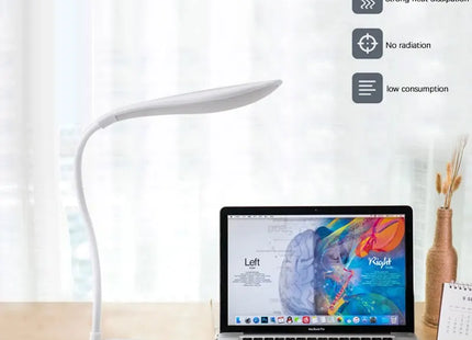 LED Desktop Desk Lamp USB Rechargeable Lighting Eye Protection Room Night Light Bedroom Bedside Student Reading Lamp