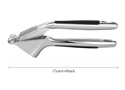 Hand Press Garlic Crusher Easy To Squeeze and Clean Soft and Easy To Squeeze Handle Zinc Alloy Garlic Chopper and Crusher