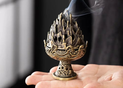 Boshan Incense Burner, Tabletop Ornament, Home Office Decor Collectible, Creative Portable Small Home Burner