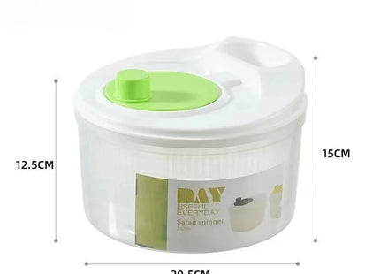 Multifunctional Household Manual Vegetable Dehydrator - Salad Spinner with Fruit, Lettuce Drain Basket  Home Gadget