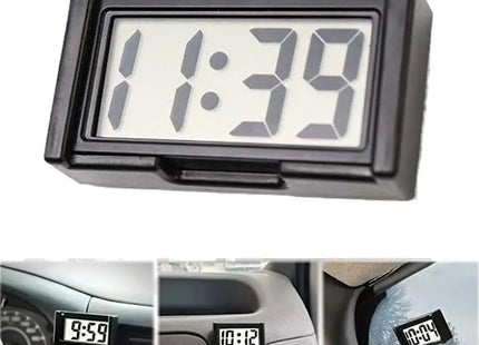 Car Electronic Clock Dashboard Time Electronic Digital Display Car Clock Self Adhesive Simple Digital Clock Car Accessories