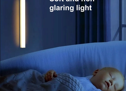 Wireless Motion Sensor Lamp LED Night Light USB Type C Rechargeable Cabinet Lamp for Kitchen Bedroom Wardrobe Staircase Lighting
