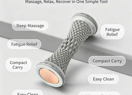 Plastic Manual Foot Roller Massage Ball Plantar Fascia Massager Yoga Foot Roller Relieve Foot Soreness Muscle Relax Tool