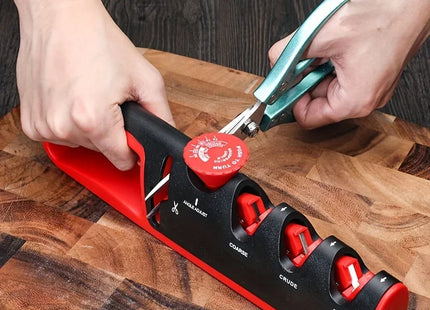 Kitchen Knife Sharpener Adjustable Angle Scissors Knives Sharpening Grinding Machine Whetstone Professional Sharpener Tool
