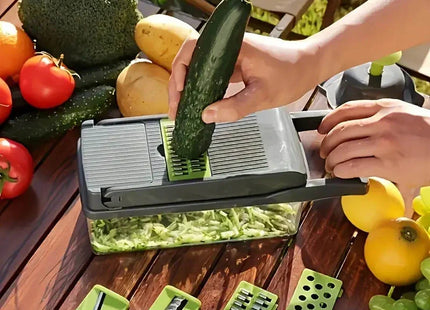 14Set Of Multifunctional Grater, Potato Shredded Vegetables, Dicing, Handy Gadget Slicer, Kitchen For Home, Lazy Shredding