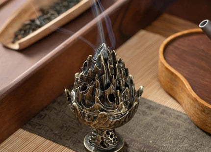 Boshan Incense Burner, Tabletop Ornament, Home Office Decor Collectible, Creative Portable Small Home Burner