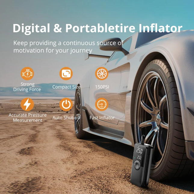 CARSUN Portable Tire Inflator