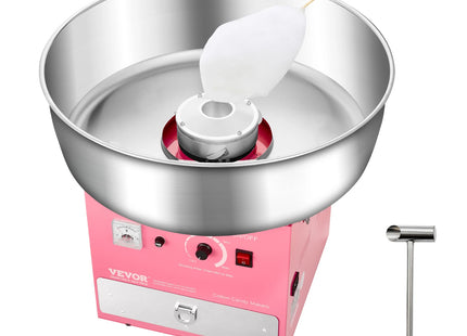 SucceBuy Electric Cotton Candy Machine 1000W Commercial Candy Floss Maker with Stainless Steel Bowl for  Birthday Family Party