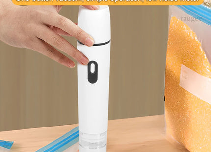 Air Vacuum Sealer Pump Automatic Food Sealing Pump USB Rechargeable Sealer Pump For Food Handheld Dry/wet Food Sealer Pump