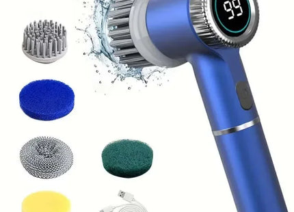 Wireless Electric Cleaning Brush Powerful IPX7 Waterproof USB Rechargeable Automatic Handheld Cleaner Multi Function Household