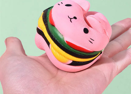 Jumbo Kawaii Squishy Toys Slow Rising Squeeze PU Popcorn Animals Anti Stress Relief Squishies Toy For Children Kids Xmas Gift