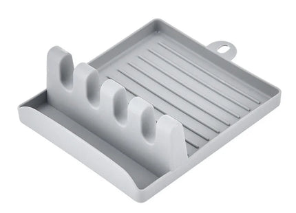 Kitchen Spoon Holders Fork Spatula Rack Shelf Organizer Plastic Chopsticks Holder Non-slip Spoons Pad