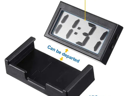 Car Electronic Clock Dashboard Time Electronic Digital Display Car Clock Self Adhesive Simple Digital Clock Car Accessories