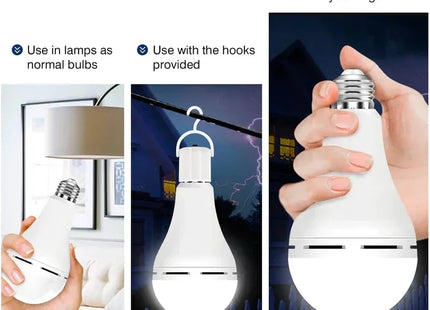 LED Rechargeable Light Bulb 7w 9w 12w 15w 85-265V Emergency Bulb Portable Hanging Camping Lamp for Tent Home Power Failure Porch