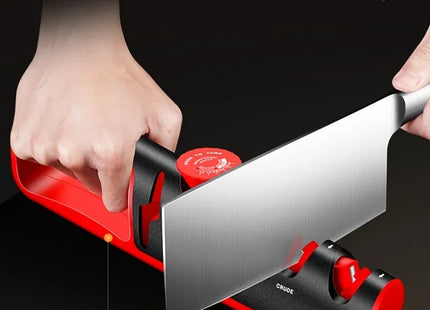 Kitchen Knife Sharpener Adjustable Angle Scissors Knives Sharpening Grinding Machine Whetstone Professional Sharpener Tool