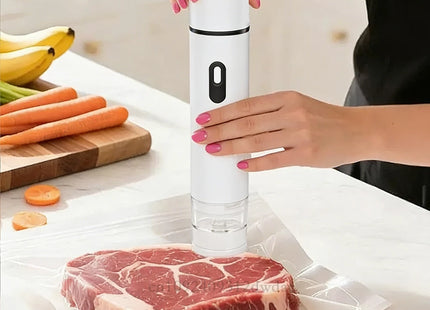 Air Vacuum Sealer Pump Automatic Food Sealing Pump USB Rechargeable Sealer Pump For Food Handheld Dry/wet Food Sealer Pump
