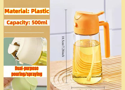 200/300/500ml Oil Spray Bottle BBQ Cooking Olive Oil Sprayer Plastic Baking Oil Spray Empty Bottle Vinegar Bottle Or  Oil brush